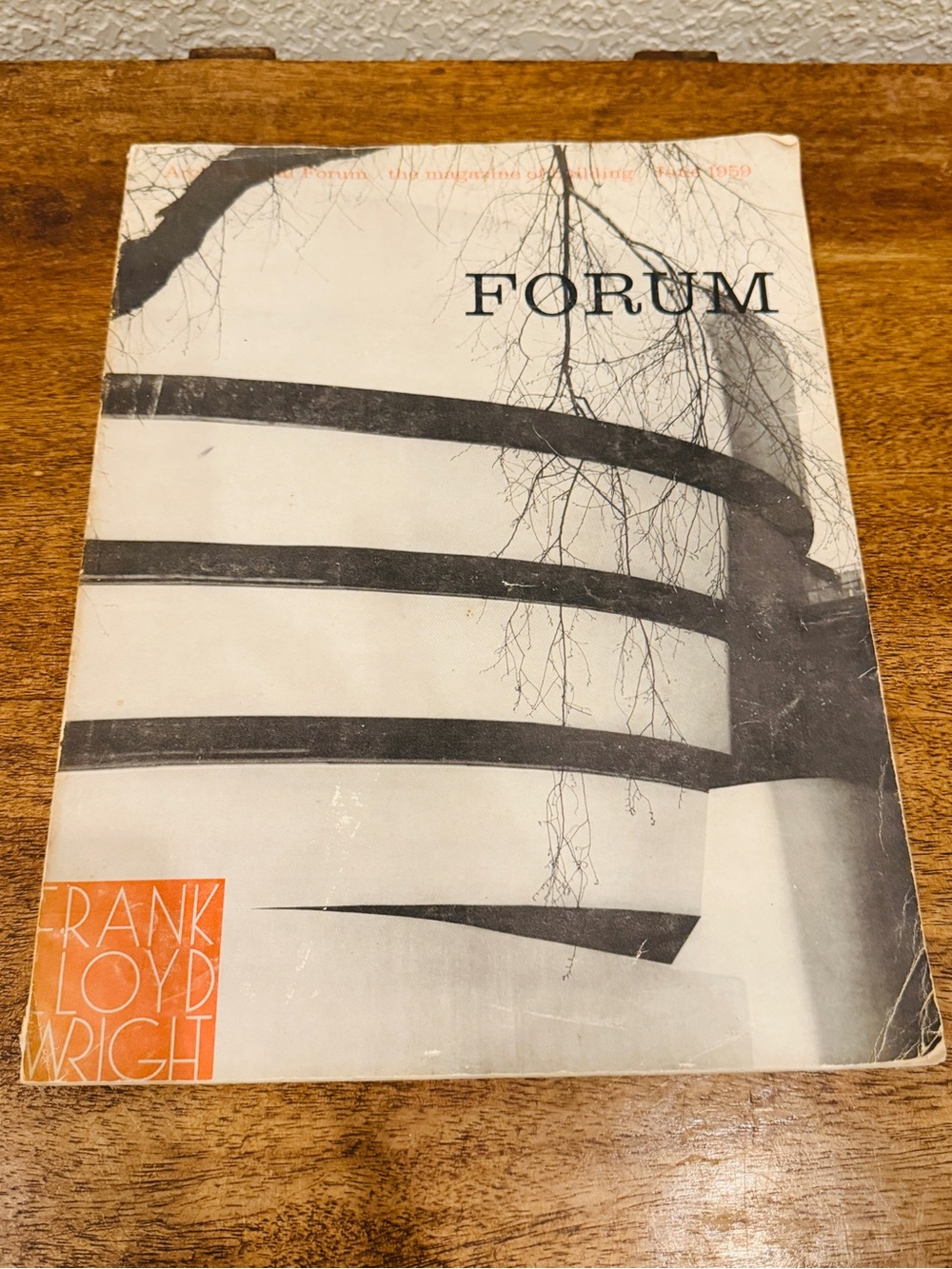 Architectural Forum June 1959 Frank Lloyd Wright Special Issue FLW Architecture